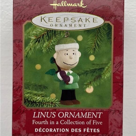 Peanuts Hallmark Keepsake Ornament Linus Fourth in Collection of Five NIB - Picture 4 of 4